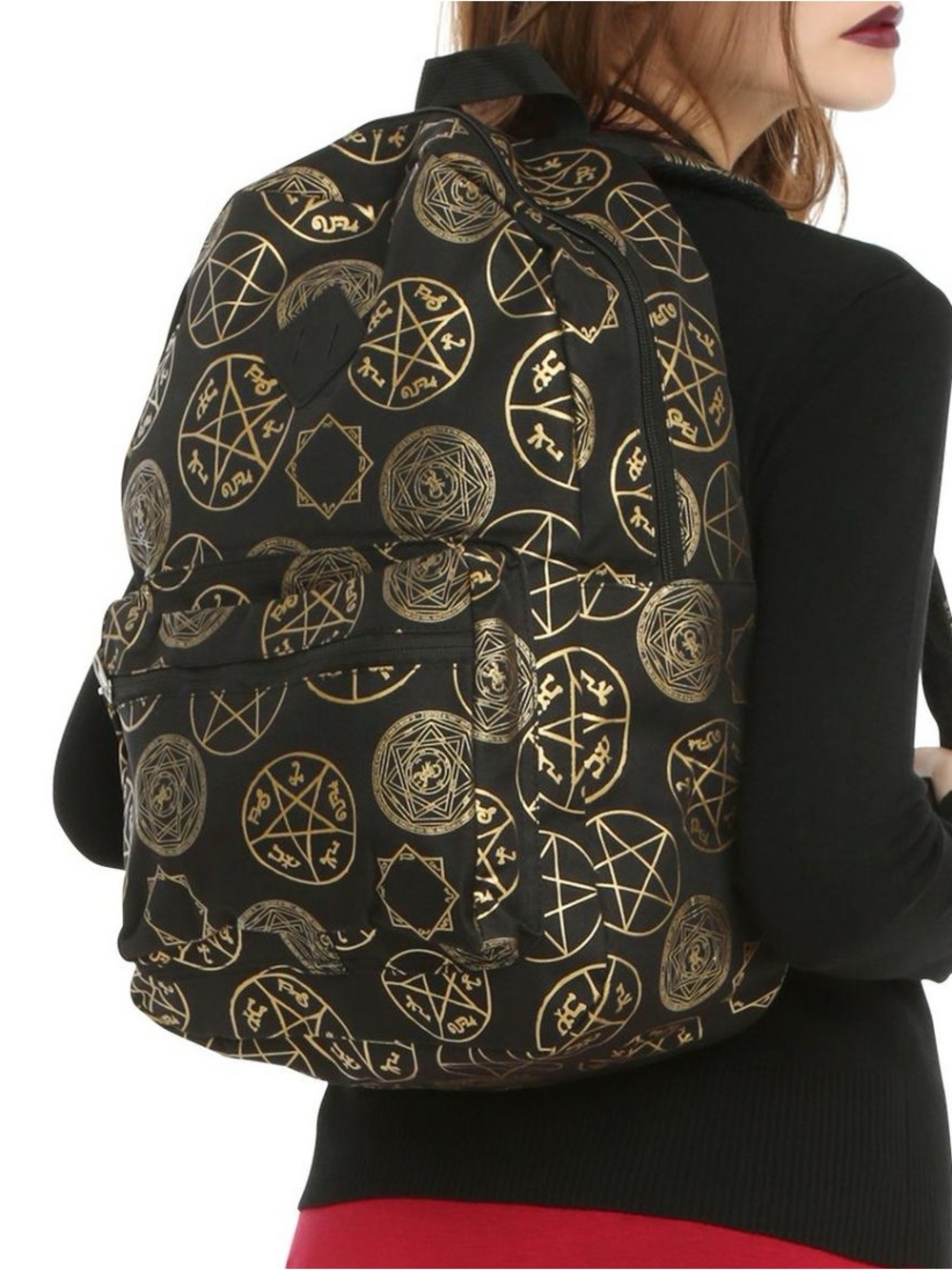 Supernatural Symbols Backpack Hot Topic Winchester Brothers Castiel‎